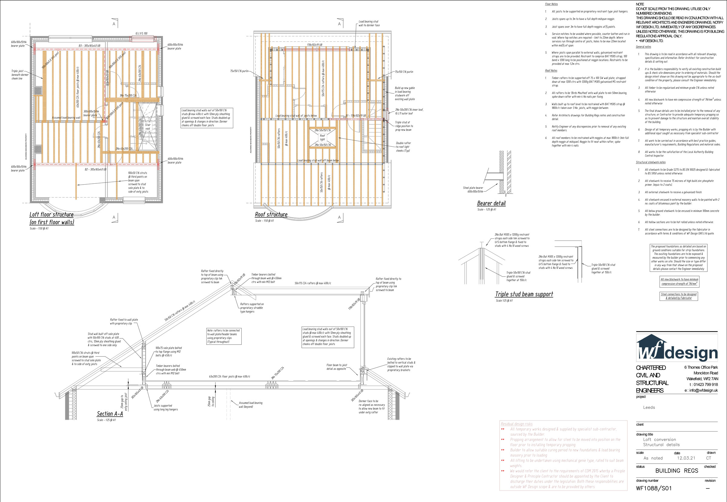 Loft Conversion Projects by WF Design
